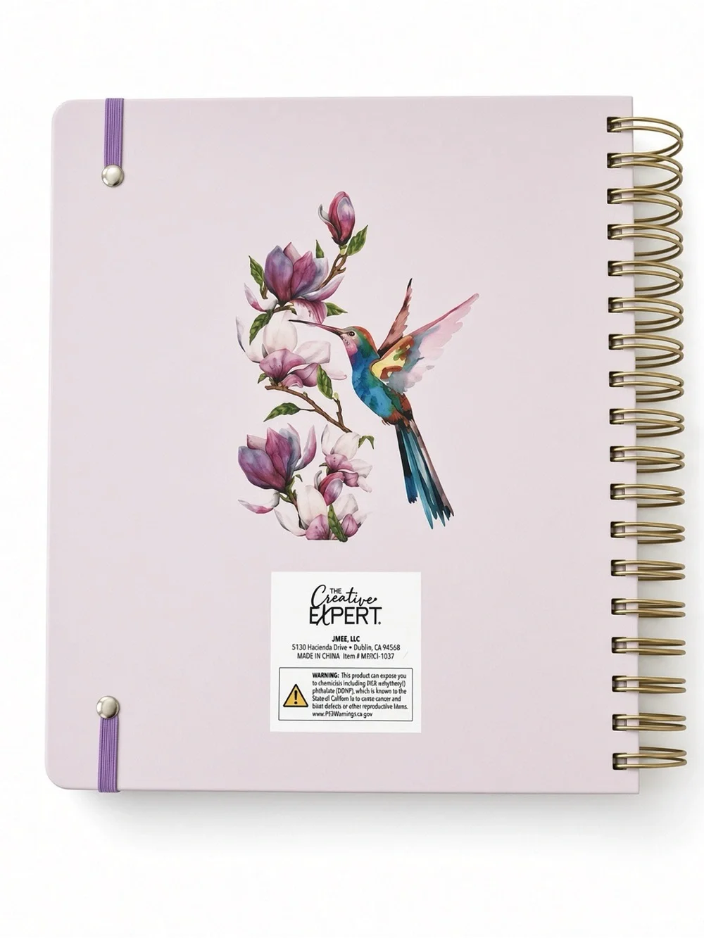 The Creative Expert 17-Month Hummingbird floral Planner Aug 2026–Dec 2027 NEW